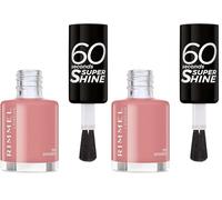 Rimmel London 60 Seconds Super Shine #711-Xposed - 1 unidad (Paquete de 2)