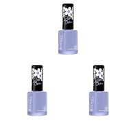 Rimmel London, 60 Seconds Super Shine, Colección Tom Daley, Esmalte de uñas, 558 GO WILD-ER-NESS, 8 ml, El paquete puede variar (Paquete de 3)