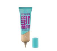 Rimmel London Base de maquillaje mate de color marfil dorado de la marca Kind & Free BLUR IT OUT, 30 ml