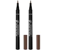 Rimmel London Brow Pro Micro Precision Pen Lapiz De Cejas, Tono 003, 1 Ml (Paquete de 2)