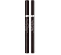 Rimmel London. Brow This Way Fill & Sculpt. Lápiz de Cejas. Tono 04 Soft Black - 0.25 gr (Paquete de 2)