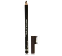 Rimmel London Brow This Way Lpiz de cejas profesional de larga duracin, cepillo incorporado altamente pigmentado 001 Marrn oscuro 0.05 oz