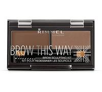 Rimmel London Brown This way Kit esculpidor de cejas, Tono 002 Medium Brown - 1.1 gr