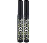 Rimmel London Extra 3D Lash - Rimel, Negro (Paquete de 2)