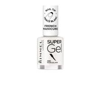 Rimmel London Esmalte de Uñas Super Gel Manicura Francesa Tono 090 Porcelain 12 ml