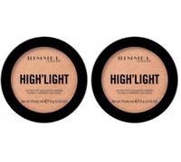 Rimmel London High'light, Iluminador, Tono 3 Afterglow - 8 g (Paquete de 2)
