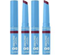 Rimmel London, Kind & Free, Bálsamo labial con color, 006 Berry Twist, 4g (Paquete de 2)