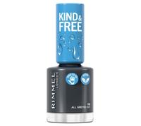 Rimmel London - Kind & Free Clean Plant Based Nail Polish Lacas de uñas 8 ml 158 - ALL GREYED OUT