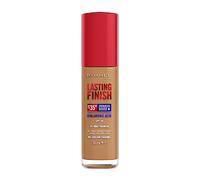 Rimmel London Lasting Finish 35 Hour, base de larga duración, hidratante, fórmula vegana, cobertura completa, 30 ml, 403 caramelo dorado