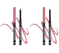 Rimmel London Lasting Finish Exaggerate Automatic Lip Liner, perfilador de labios - Tono 063 0,35g (Paquete de 2)