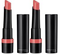 Rimmel London Lasting Finish Extreme Matte lipstick, barra de labios, tono 145-21 g (Paquete de 2)