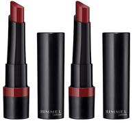 Rimmel London Lasting Finish Extreme Matte lipstick, barra de labios, tono 530-21 g (Paquete de 2)