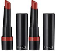 Rimmel London Lasting Finish Extreme Matte lipstick, barra de labios, tono 600-21 g (Paquete de 2)