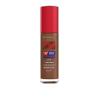 Rimmel London Lasting Finish hasta 35 horas, 600 Warm Coconut, base, duradero, hidratante, fórmula vegana, cobertura completa, 30 ml