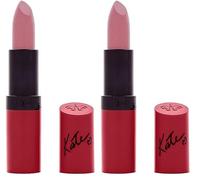Rimmel London Lasting Finish Matte by Kate Barra De Labios Tono 101-4 gr (Paquete de 2)