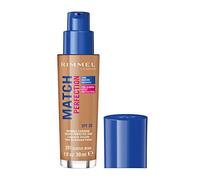 Rimmel London Match Perfection Foundation Base de Maquillaje Tono 201 Classic Beige, 30 ml
