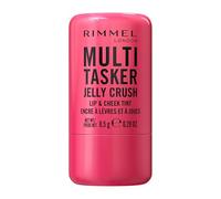 Rimmel London Multitasker Jelly Crush | Colorete y pintalabios en stick | Tono Pink Sublime 200 | Sabor a Frambuesa | Fórmula ligera | 8.5g