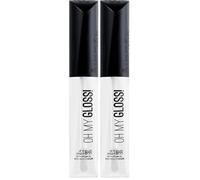 Rimmel London Oh My Gloss! Brillo de Labios Tono 800 Crystal Clear - 6.5 ml (Paquete de 2)