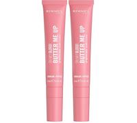 Rimmel London | Oh My Gloss Butter Me Up | Bálsamo Labial | Tono Bubble Gum 002 | 15ml (Paquete de 2)