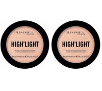 Rimmel London Polvo Brillante High'light, Iluminador, Tono 2 Candlelit - 8 g (Paquete de 2)