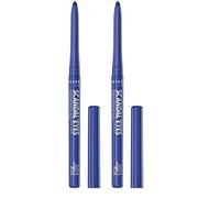 Rimmel London Scandal'eyes Exaggerate Eye Definer, Delineador de ojos automático, Tono 4 Azul (Paquete de 2)
