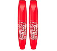 Rimmel London Scandaleyes Volume On Demand Brown Mascara de Pestañas, Tono 002, 12 Ml (Paquete de 2)