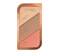 Rimmel London Sculpting Palette, Polvos de maquillaje - Tono Coral Glow, 18.5 g