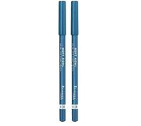 Rimmel London Soft Khol Kajal Eyeliner Pencil Liners Tono 021 Denim Blue - 4 gr (Paquete de 2)