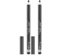 Rimmel London Soft Khol Kajal Eyeliner Pencil Liners Tono 064 Stormy Grey, 1.2 gr (Paquete de 2)