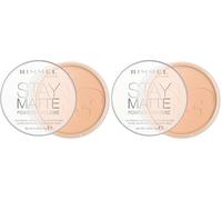 Rimmel London Stay Matte Base de Maquillaje Tono 006 Warm Beige, 14 gr (Paquete de 2)