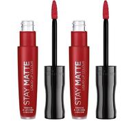 Rimmel London Stay Matte Liquid Lip Colour Labial Líquido Tono 500-5.5 ml (Paquete de 2)