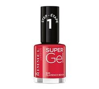 Rimmel Super Gel esmalte para uñas en gel sin usar lámpara UV/LED tono 045 Flamenco Beach 12 ml