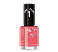 Rimmel London Super Gel Esmalte de Uñas, Tono 32 Cocktail Passion, 12 ml