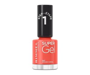 Rimmel London - SuperGel Lacas de uñas 12 ml 047 - SPICED CORAL