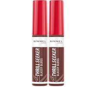 Rimmel London, Thrill Seeker Glassy Gloss Brillo de Labios Chocolate Glaze 800 10ml (Paquete de 2)
