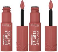 Rimmel London | Thrill Seeker Lip Latex | Labial Líquido | Tono Magnetic 150 | 6ml (Paquete de 2)
