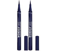 Rimmel London Wonder Ink Delineador de Ojos 003 Aquatic Aria 1 ml (Paquete de 2)