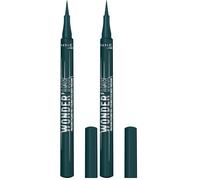 Rimmel London Wonder Ink Delineador de Ojos 004 Velvet Ivy 1 ml (Paquete de 2)