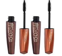 Rimmel London Wonderfull Argan Oil Máscara de Pestañas Tono Ultrablack, 11 ml (Paquete de 2)