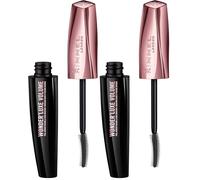 Rimmel - Mascara Wonder'luxe Volume - Volumen instantáneo - Sin paquete - 003 Extreme Black - 11 ml (Paquete de 2)