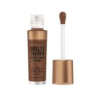 Rimmel Multi Tasker Better Than Filters, imprimación 3 en 1, refuerzo de brillo e iluminador para un brillo suave natural, impregnado con vitaminas C, vegano y libre de crueldad, 008 Rich