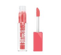 Rimmel Oh My Gloss! Aceite Labial Hidratante 006 So Rosy | Brillo radiante, color translúcido, con vitamina E y aceites de coco, semilla de frambuesa y maracuyá, no pegajoso, vegano.