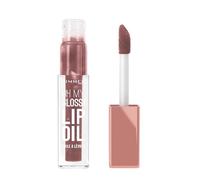 Rimmel Oh My Gloss! Aceite Labial Hidratante 009 Cappuccino | Brillo radiante, color translúcido, con vitamina E y aceites de coco, semilla de frambuesa y maracuyá, no pegajoso, vegano.