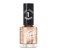 Rimmel Super Gel Scented Glazed Nails Esmalte de uñas | Manicura nacarada efecto gel con color modulable que no se agrieta, aroma a vainilla y acabado brillante de larga duración.