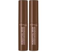 Rimmel Wonder'full - Máscara para cejas (24 horas, 4.5 ml, tamaño mediano) (Paquete de 2)