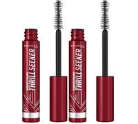 Rimmel Wonder'Volume Thrill Seeker, Máscara de pestañas, Black, 8mL (Paquete de 2)