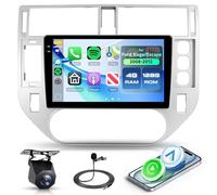 Rimoody 4G+128G Radio Coche Android para Ford Kuga/Escape 2008-2012 Carplay Wireless, 9" Pantalla IN-Cell Android Auto FM/RDS/EQ GPS WiFi Control del Volante Bluetooth Mirror Link Cámara Trasera