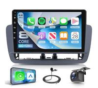 Rimoody 6G+128G 8 Core Radio de Coche para Seat Ibiza 2012-2015, 9" Pantalla Android Radio con Carplay Android Auto Inalámbrico FM/RDS/EQ/DSP WiFi GPS Bluetooth Panorámico de 360° Cámara Trasera
