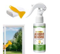 Rimozione Adesivi | Dispositivo Rimozione Nastro | Raschietto Adesivi | Solvente 120ml Con Raschietto E Panno, Rimuove Colla E Macchie Da Auto, Metallo E Vernice, Facile E Veloce Da Usare