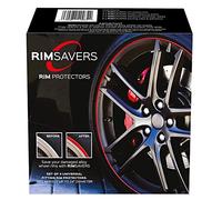RimSavers RS - 1 Protector de llantas de aleación, color negro, ajuste universal, hasta 56 cm de diámetro